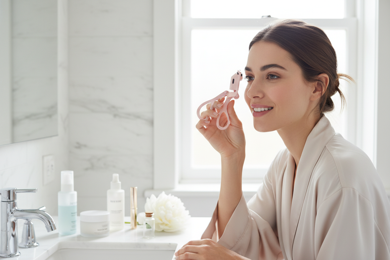 Bathroom Getting Ready – Pink