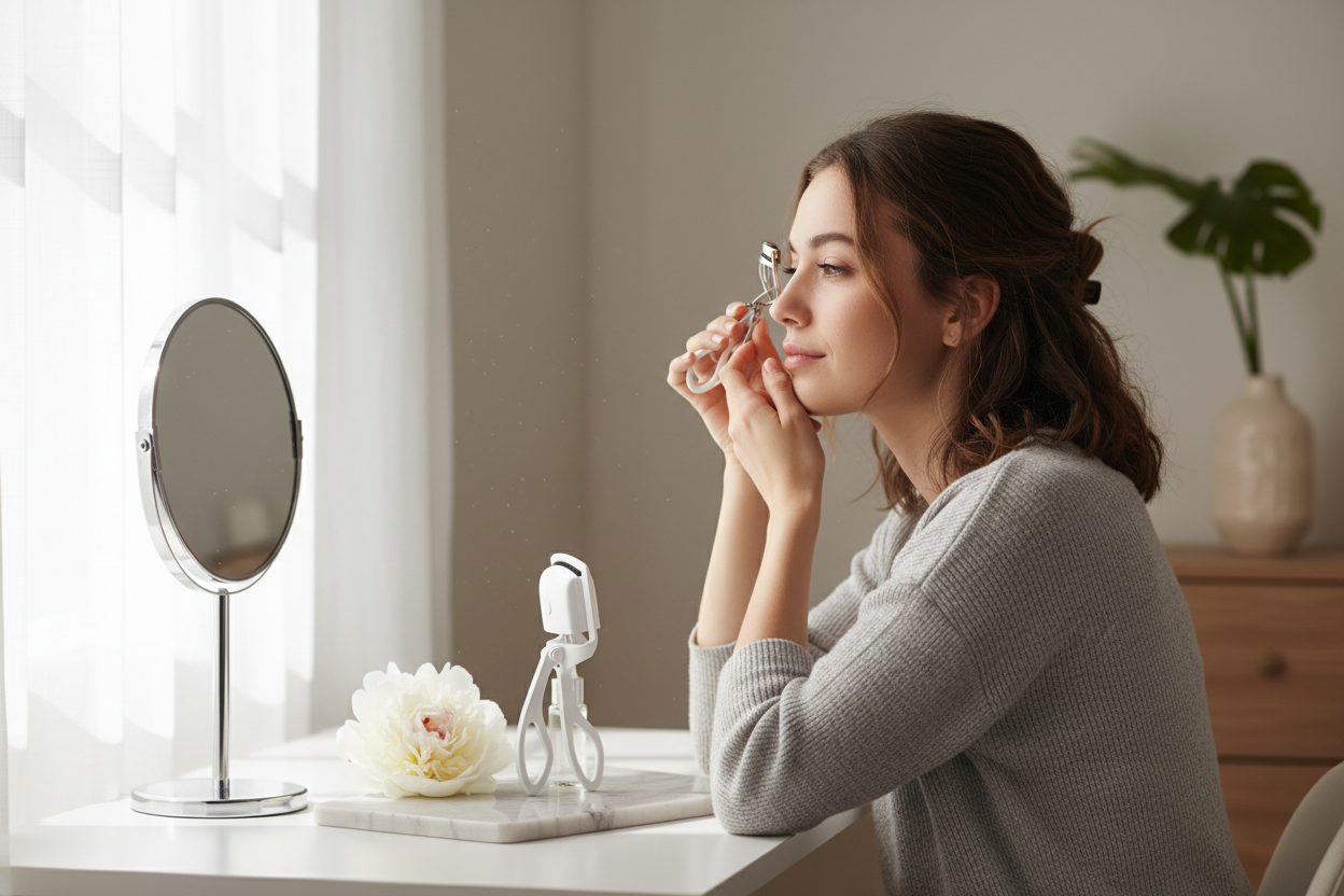 Woman at Vanity Mirror